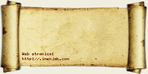 Milana Crnjanski vizit kartica